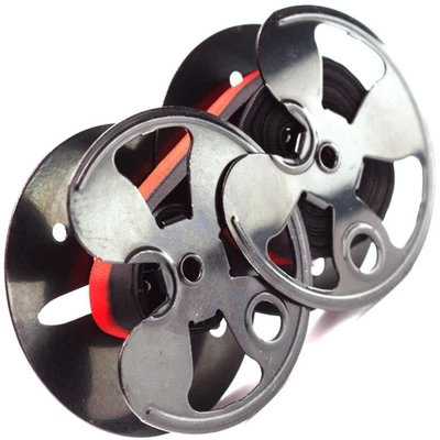 Royal RE RP Desktop Typewriter Twin Metal Spools with New Black and Red Ribbon - Image 1 of 4