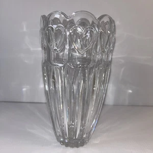 FIFTH AVENUE 24 % BLEIKRISTALL 7,5" Cherish VASE Herzen gewellter Rand perfekt - Bild 1 von 10