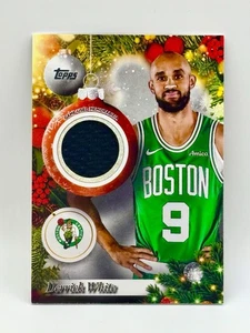Tarjeta reliquia jugador blanco Topps Holiday Derrick 2025 #PR-DW Boston Celtics - Imagen 1 de 2