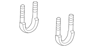 Ford Ranger 1985-2009 genuino - perno en U W708550-S436 Foto 1 de 4