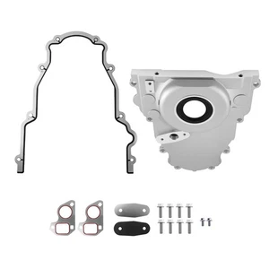 Aluminum Timing Cover Set for Chevrolet Corvette Base 2005-09 12633906 12600326 - Picture 1 of 12