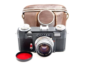 594 CONTAX IIa Repainted Black Rangefinder *Body N MINT** with Sonnar 50/2 - Picture 1 of 24