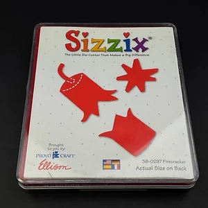 Sizzix Large Red Die Cut Firecracker Embellishment Scrapbooking 38-0297 NEW - Picture 1 of 3