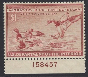 Scott # RW13 - Mint NH - PSE Graded XF 90 - Plate # Single - Beauty!       (P14) - Picture 1 of 3