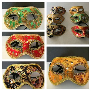 MÁSCARAS DE MASCARADA ORIENTAL... MÁSCARA FACIAL... ERÓTICA... BOLA ENMASCARADA... ROJA, VERDE, NEGRA. NUEVA - Imagen 1 de 7