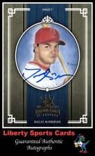 2005 Donruss Dallas McPherson #304 Authentic Autographed Card Los Angeles Angels