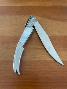 4,3" Arabischer Stil Navaja mit Ratsche Taschenmesser Pearl Silk Modell aus Spanien - Bild 1 von 11