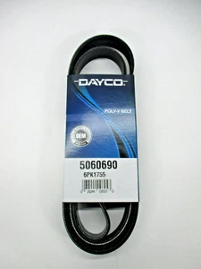 NEW Serpentine Belt-Natural Dayco POLY-V BELT 5060690. 6PK1755 - Picture 1 of 3