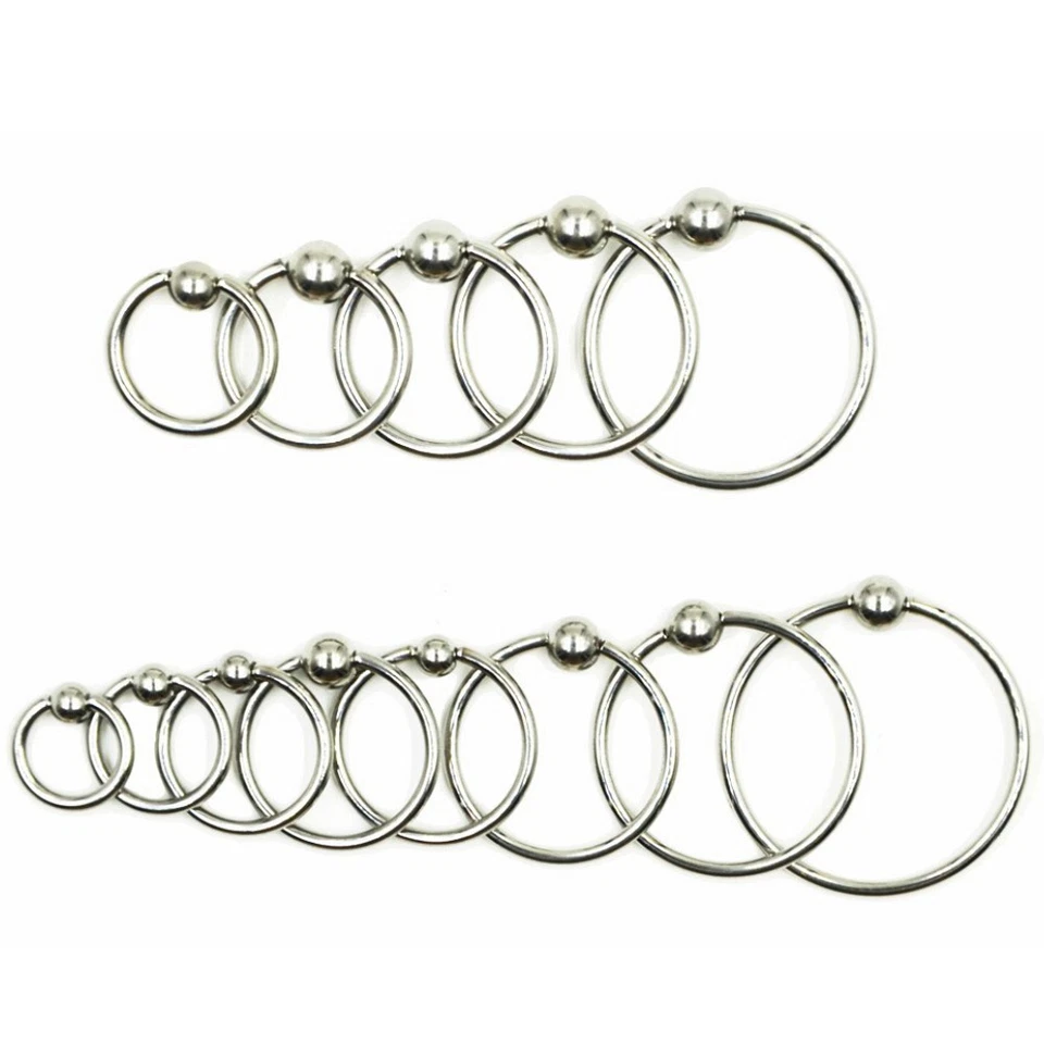 KLEMMRING SEPTUM BCR LIPPEN HELIX TRAGUS CAPTIVE RING OHR PIERCING BRUSTWARZE - Bild 1 von 1