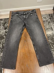 Levi 513 Jeans Mens SZ 38 X 30 Black 1196 - Picture 1 of 12