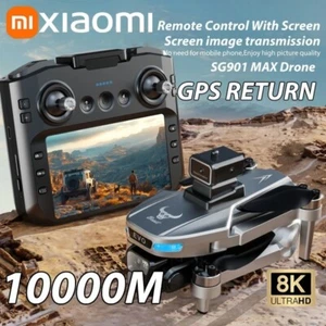 Drone 8K Profesional GPS HD Cámara Drones 5G WIFI FPV Video 4K UAV 5.9 Pulgadas Lar - Imagen 1 de 10