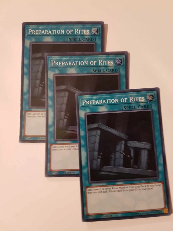 3 x Preparation of Rites (PLAYSET) SUPER RARE 1st Ed VLP HISU-EN042 - Image 1 of 1