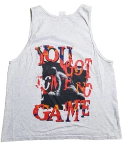 Vintage Bugle Boy 1995 No Game Basketball ärmelloses Tank Top T-Shirt Large - Bild 1 von 7