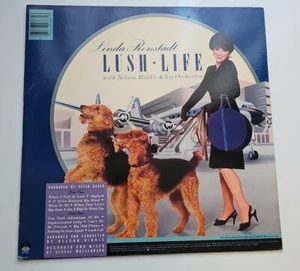 Vinyl LP: Linda Ronstadt, “LUSH LIFE” Nelson Riddler’s Orchestra, 1984 Asylum - Foto 1 di 4