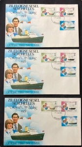 Zil Eloigne Sesel Seychelles 1981 Charles Diana Royal Wedding First Day Issue - Picture 1 of 3