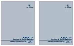 2011 2012 Acura TSX L4 Sedan & Sport Wagon Shop Service Repair Manual Book OEM - Picture 1 of 1