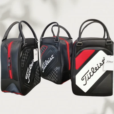 SHAG BAG 1×Titleist Black Tour Series Practice Ball Bag Shoe Bag Travel Bag Hot New