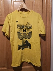 Michigan Wolverines 2013 Adidas Football This Is Michigan T-Shirt Size Medium - Picture 1 of 3