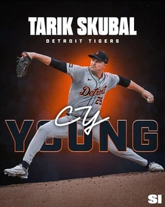 8x10 Photo TARIK SKUBAL Detroit Tigers 2024  All Star Cy Young Pitcher MLB - Picture 1 of 1