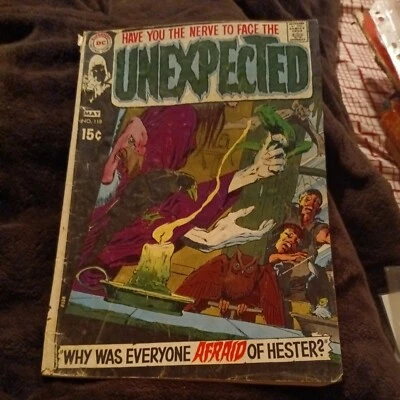 The Unexpected 118 Horror DC comic 1970 Neal Adams art cover bronze age tales of - Image 1 of 3