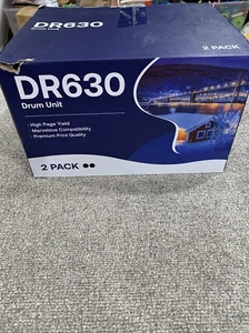 Paquete de 2 unidades de batería DR630 compatibles con Brother - Imagen 1 de 9