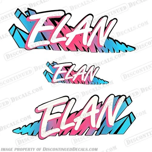 Fits Ski Doo Elan Snowmobile Decal Kit - 1996 - Image 1 of 1