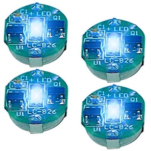 CHASO Small LED Light 4 Pieces Magnetic Switch Wireless Plastic Model Fi - Picture 1 of 1