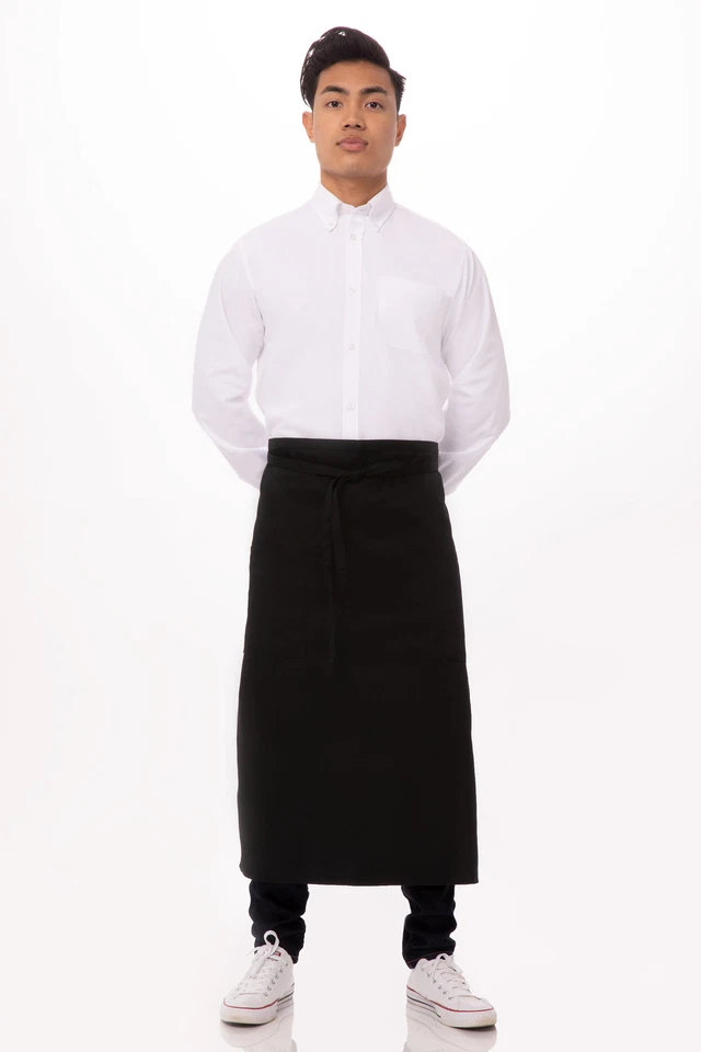 Chef Works Unisex Two Pocket Bistro Apron (122A) - Image 1 of 1