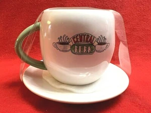 Rae Dunn Friends CENTRAL PERK Double sided Teacup Mug With Saucer BRAND NEW - Picture 1 of 6