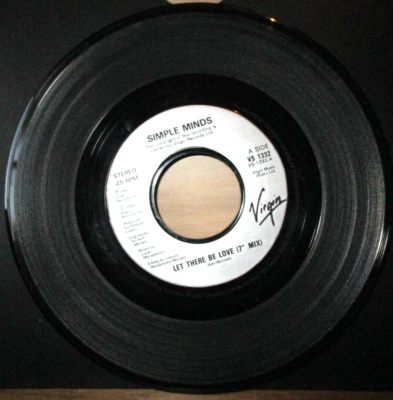 Simple Minds ‎– Let There Be Love   Vinyl 7" UK 1991 Synth Pop   VIRGIN - VS1332 - Image 1 of 3