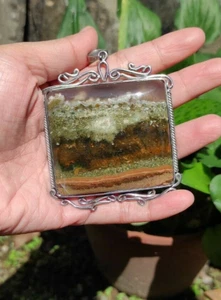 67gr Picture Variety Picture Chalcedony,Landscape Stone Pendant Jewelry - Picture 1 of 4
