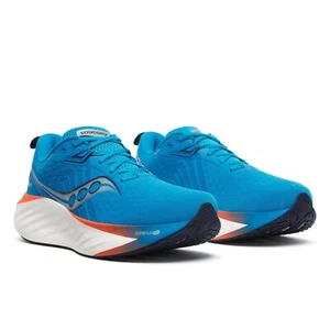 SAUCONY TRIUMPH 22 Scarpe Running Uomo Neutral Cushioning VIZIBLUE S20964 217 - Foto 1 di 6