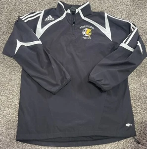 Adidas Adult Ferris State University Soccer Bulldogs Black 1/4 Zip L/S Small - Picture 1 of 3