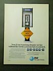 1989 AT&T Public Phones - Long Distance Service - Magazine Ad