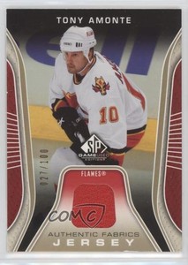 2006 SP Game Used Edition Authentic Fabrics Gold Jersey /100 Tony Amonte #AF-TA