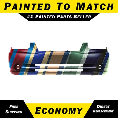 NEW Painted to Match Front Bumper Cover for 2003-2006 Hyundai Accent Sedan/Hatch Foto 1 de 4