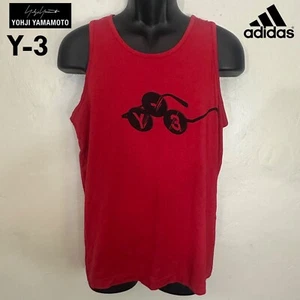 Y3 Yohji Yamamoto Adidas Tank Top Medium Gently worn 100% cotton 19.5" armpits - Picture 1 of 4