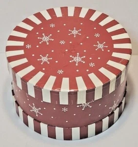 Cheryl & Co. Tripple Gift Boxes. They store within each box. Red & White Gift Bx - Picture 1 of 6