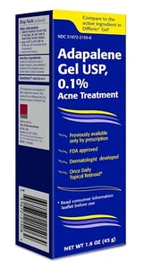 TARO Adapalene Gel 0.1% (Same Ingredient as Differin) 45g | 90DaySupply - Picture 1 of 1
