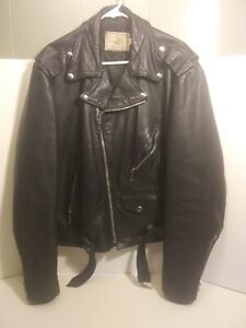 Fundamental Fasion Gino Leathers Euro Style, Mens 46T, Jacket, USA Made