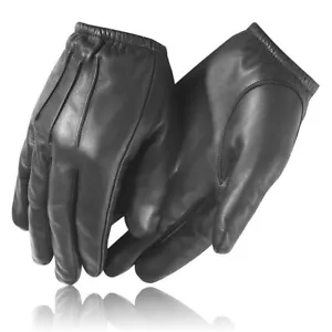 made with Kevlar Police Anti Slash Fire Resistant Leather Gloves Security SIA - Picture 1 of 21