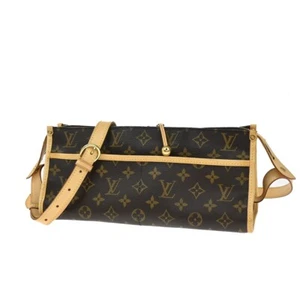 LOUIS VUITTON LV Popincourt Long Shoulder Bag Monogram Brown M40008 70EE190 - Picture 1 of 16