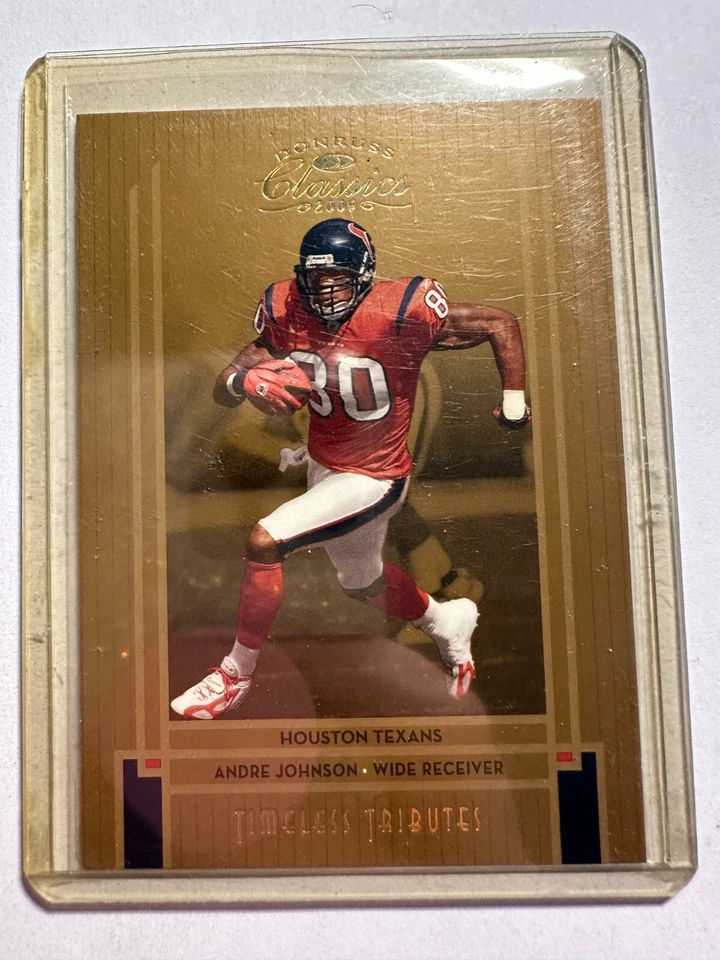 K33,838 - 2005 Donruss Classics Timeless Tributes Bronze #37 Andre Johnson #/100 - Image 1 of 1