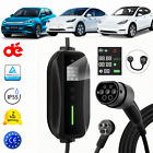 6m Tpu Portable Charging Cable 6-15a Electric Vehicle Car Type 2 For Cupra Born