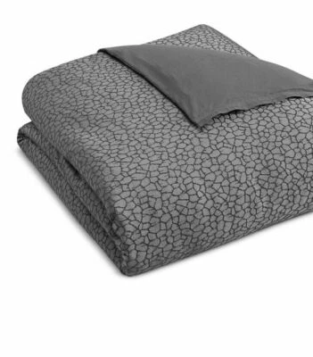 Hudson Park Crespare KING Duvet Cover Charcoal Gray - Image 1 of 2