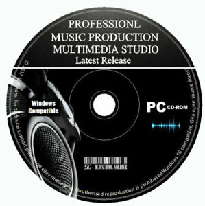 Pro Music Production Studio Multi-Track Editing Mixing Recording Software PC CD