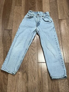 Vintage Levi’s Orange Tab Light Wash Boys Size 6 Slim July 1997 - Picture 1 of 13