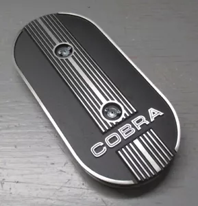 COBRA NEW V8 Black 2x4 Oval Air Cleaner Assembly - Foto 1 di 4