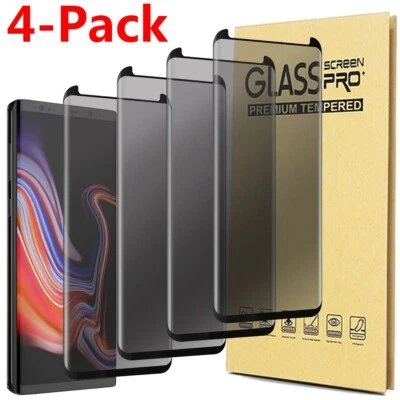 Protector de pantalla de vidrio templado completo privacidad transparente 2/4x para Samsung Galaxy Note9 Foto 1 de 4