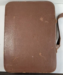 Record Book in A Zippered Portfolio 1959-1960 Bills Receipts Sears Johns Trailer - Picture 1 of 12